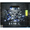 Image 1 : MILK CRATE OF ASSORTED BOTTLED WATER