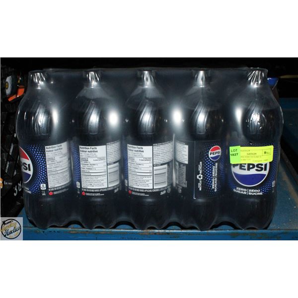 15PK PEPSI ZERO SUGAR 1L BOTTLES BB 7/25
