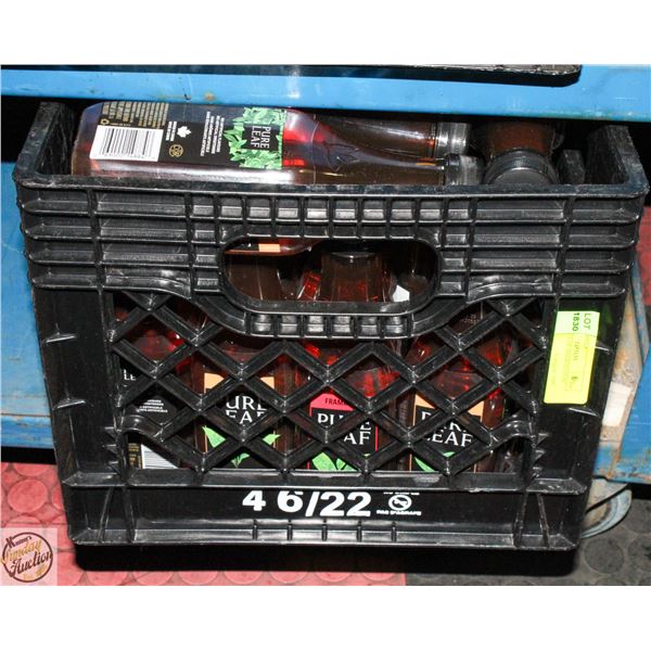 MILK CRATE OF ASSORTED PURE LEAF