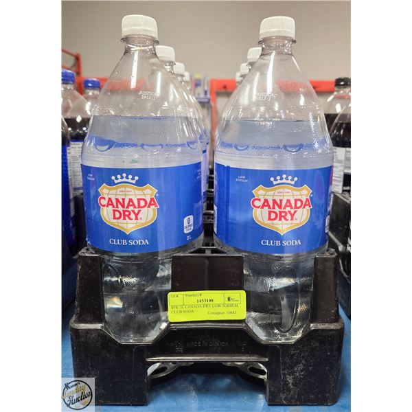 8PK 2L CANADA DRY LOW SODIUM CLUB SODA