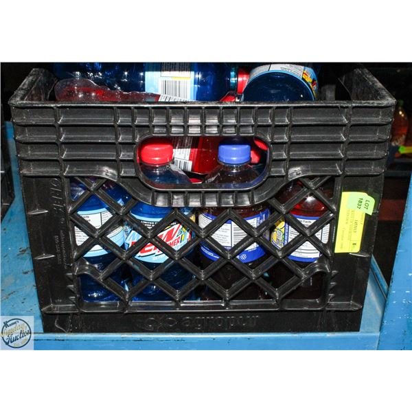 MILK CRATE OF ASSORTED MOUNTIAN DEW