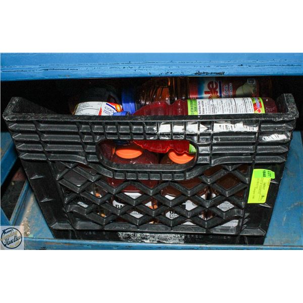 MILK CRATE OF ASSORTED JUICE/ELECTROLYTE