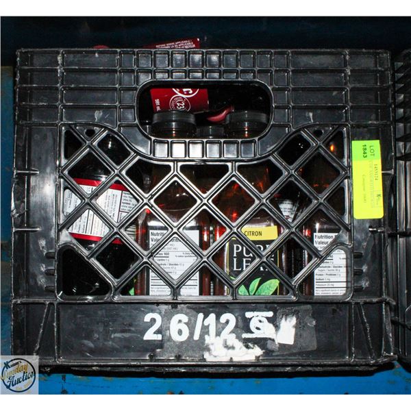 MILK CRATE OF ASSORTED BREWED ICED TEA