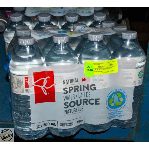 2X12PKS NEW BOTTLED WATER VARIOUS BB DATES
