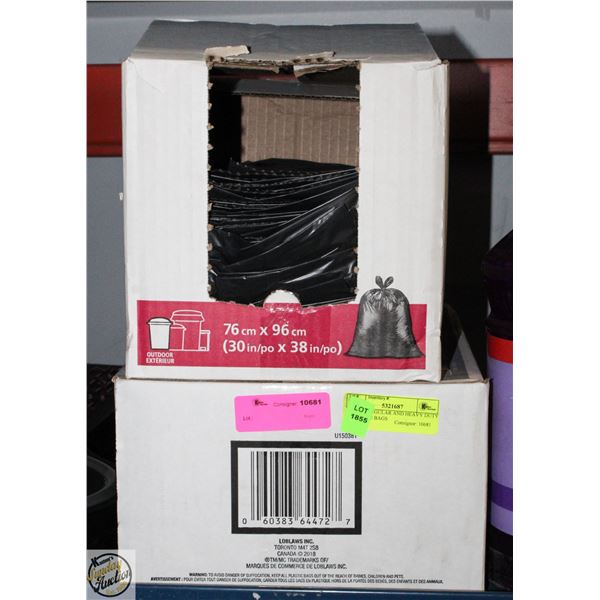 LOT OF REGULAR AND HEAVY DUTY GARBAGE BAGS