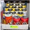 Image 1 : FLAT OF ASSORTED CANNED BEVERAGES