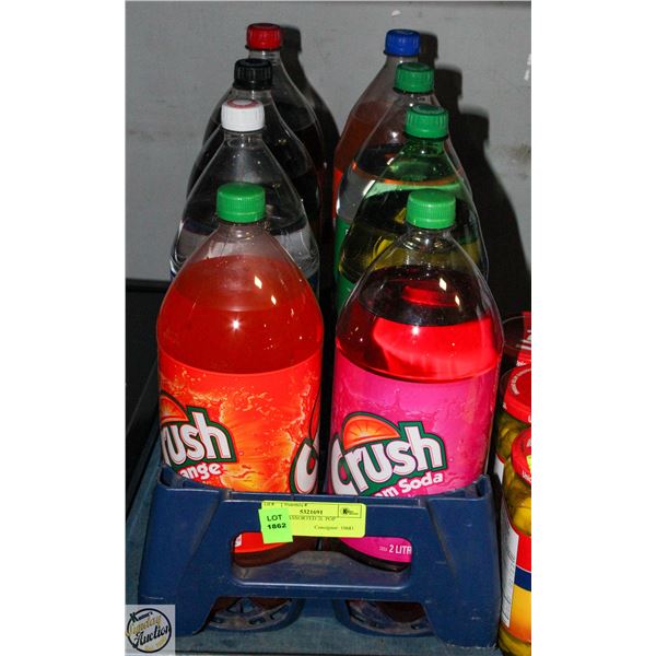 FLAT OF ASSORTED 2L POP