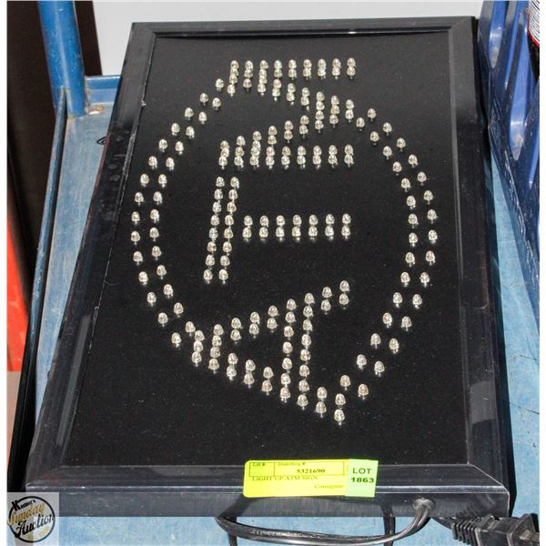 LIGHT UP ATM SIGN
