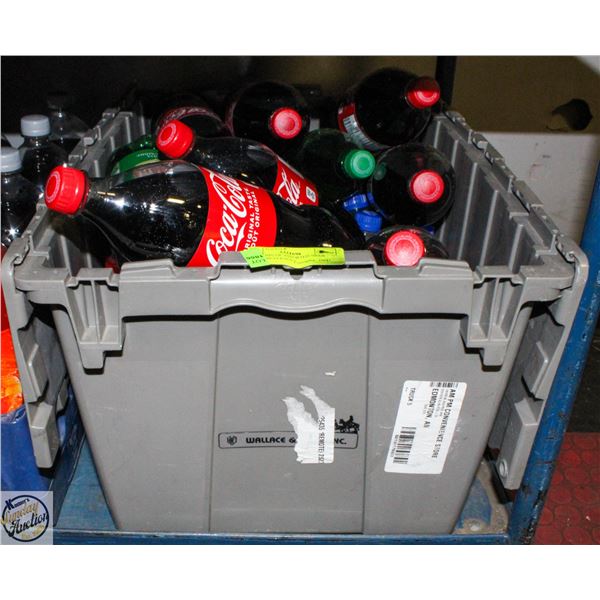 LARGE BIN OF ASSORTED 500ML AND 1L BEVERAGES