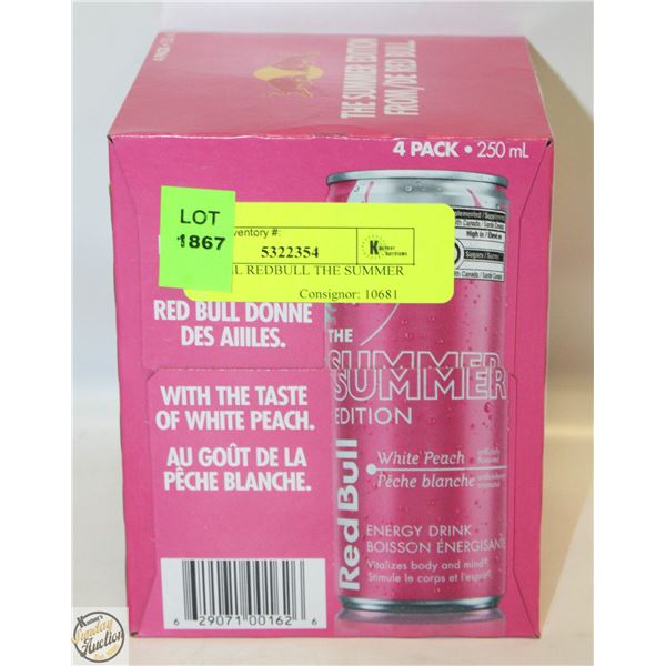 4PK 250ML REDBULL THE SUMMER EDITION