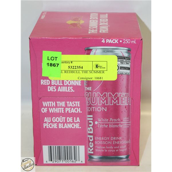 4PK 250ML REDBULL THE SUMMER EDITION