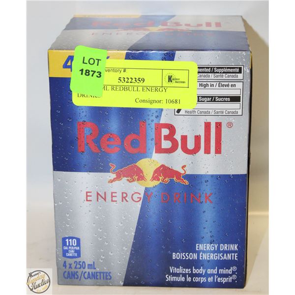 4PK 250ML REDBULL ENERGY DRINKS
