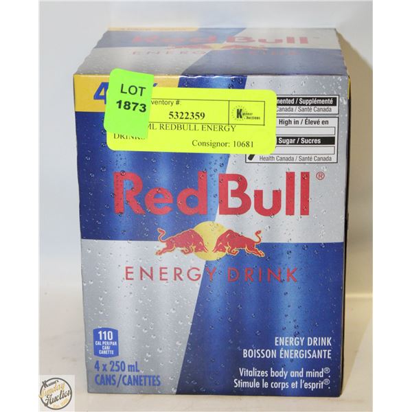 4PK 250ML REDBULL ENERGY DRINKS
