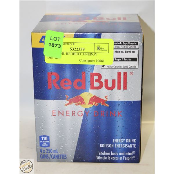 4PK 250ML REDBULL ENERGY DRINKS