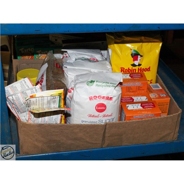 FLAT OF ASSORTED NON PERISHABLE FOOD