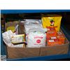 Image 1 : FLAT OF ASSORTED NON PERISHABLE FOOD