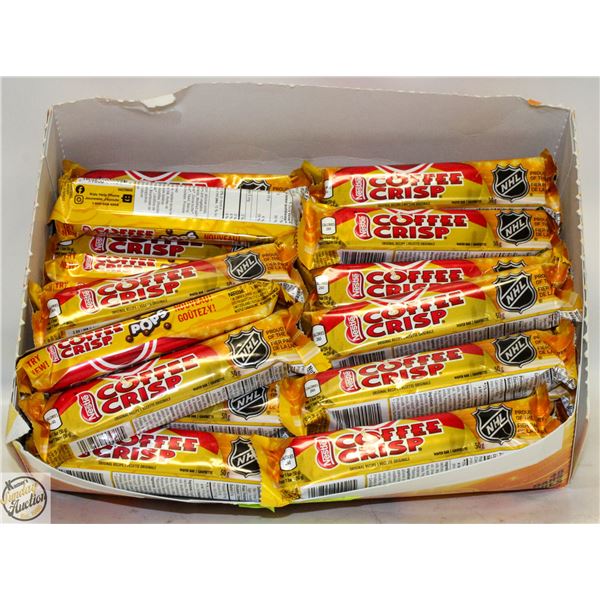 PARTIAL BOX OF COFFEE CRISP CHOCOLATE