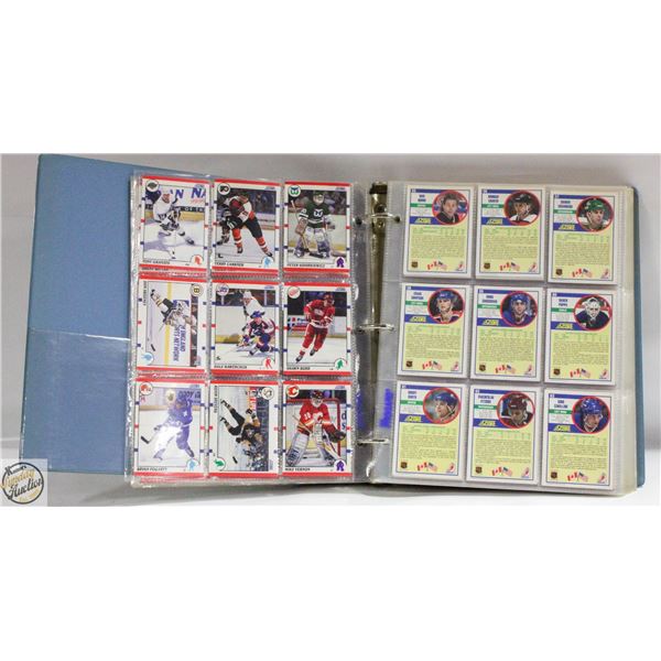 LARGE BINDER SCORE HOCKEY