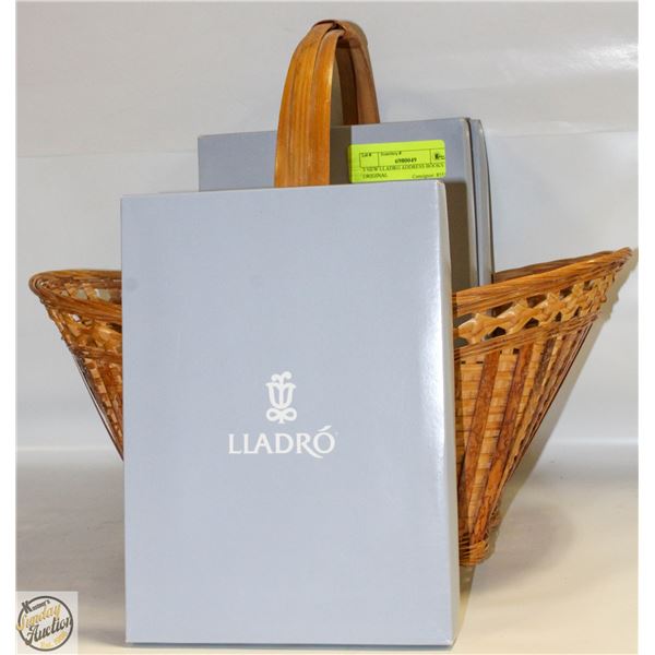 3 NEW LLADRO MATCHING ADDRESS BOOKS IN ORIGINAL