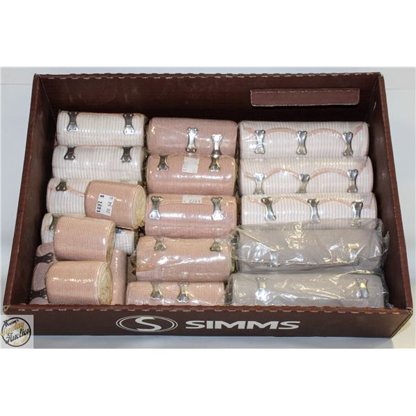FLAT OF NEW TENSOR BANDAGES ASSORTED SIZES