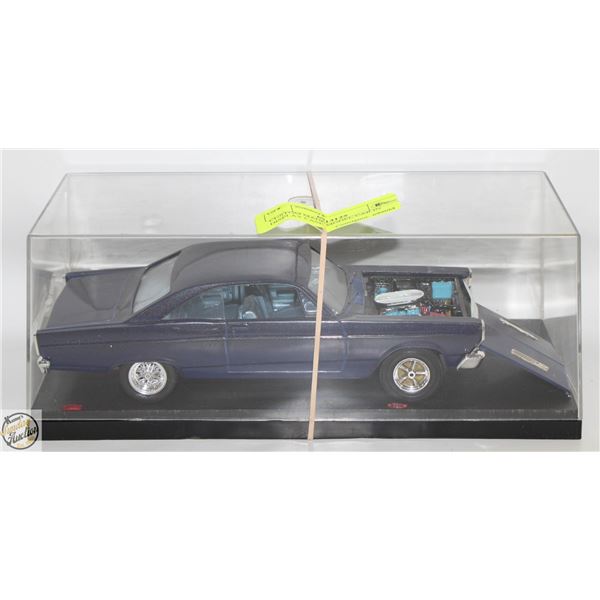CUSTOM MADE MODEL CAR IN DISPLAY CASE