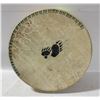 Image 1 : HIDE HAND CRAFTED DRUM W/BEAR PRINTS