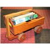 Image 1 : HANDMADE CHILDRENS TOY WOODEN WAGON