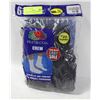 Image 1 : BLACK CREW SOCKS 12-16 SIZE 6-PACK FRUIT OF THE