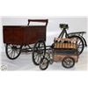 Image 1 : FLAT OF 2 BICYCLE CART. 1 FRUIT STAND, 1 CUBAN