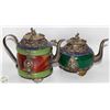 Image 1 : FLAT OF 2 VINTAGE CHINESE TEAPOTS