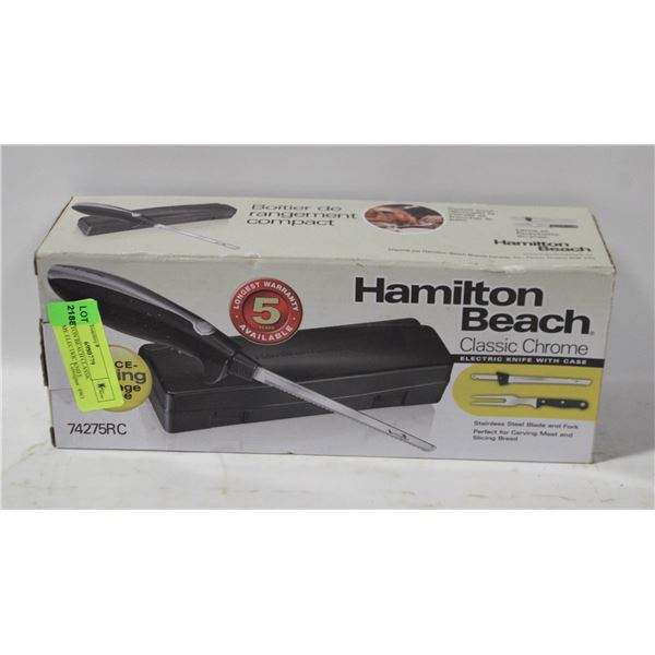 HAMILTON BEACH CLASSIC CHROME ELECTRIC KNIFE