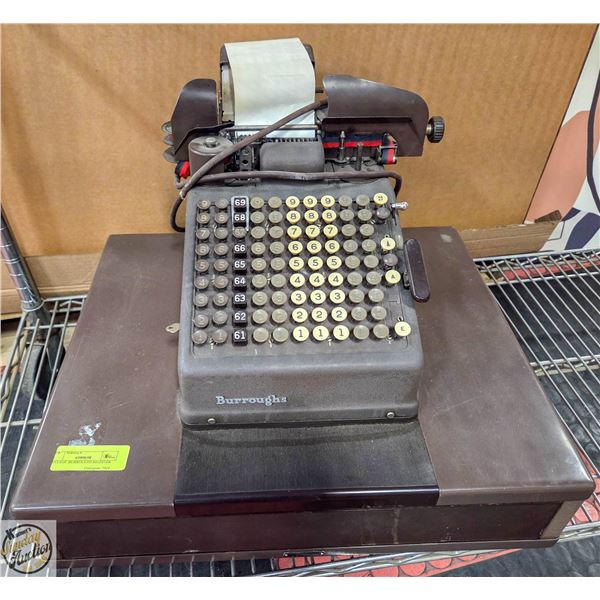 VINTAGE BURROUGHS REGISTER