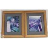 Image 1 : PAIR OF ESTATE FRAMED DECOR WALL HANGINGS