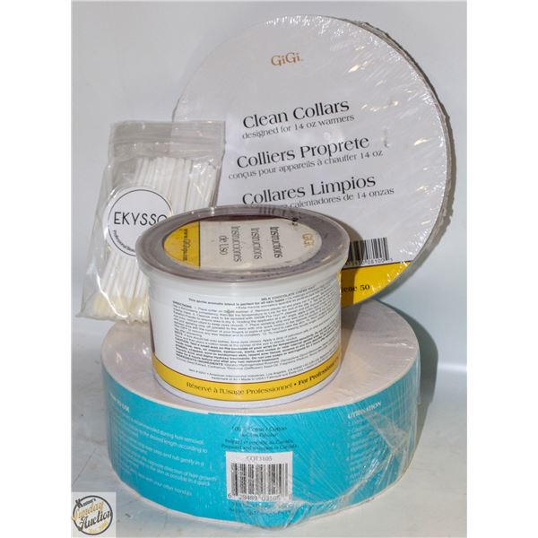 BAILIFF SEIZED: WAXING PRODUCTS UNUSED