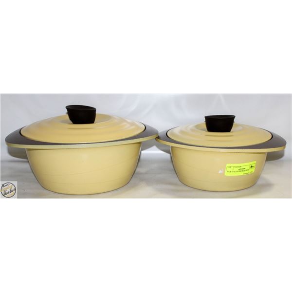 PAIR OF KOREAN DHK POTS