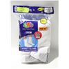 Image 1 : WHITE CREW SOCKS 12-16 SIZE 6-PACK FRUIT OF THE