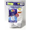 Image 1 : WHITE CREW SOCKS 12-16 SIZE 6-PACK FRUIT OF THE