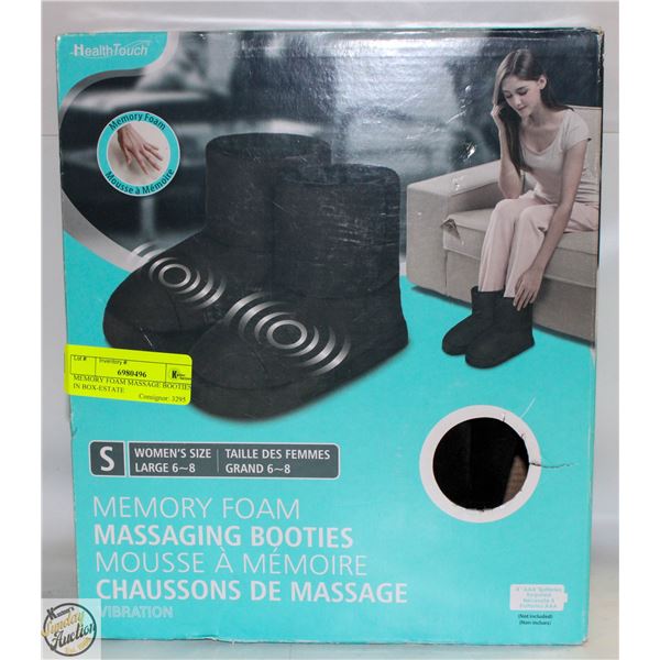 MEMORY FOAM MASSAGE BOOTIES IN BOX-ESTATE