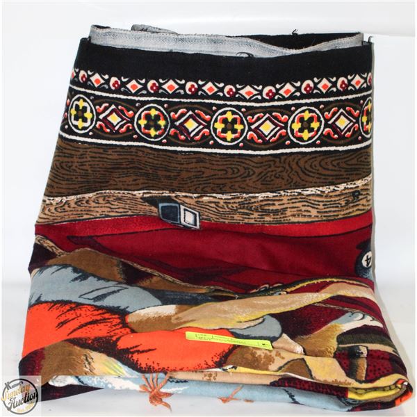 5FT VINTAGE DOGS PLAYING POOL WALL