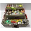 Image 1 : LARGE FISHING TACKLE BOX FULL OF TACKLE-ESTATE