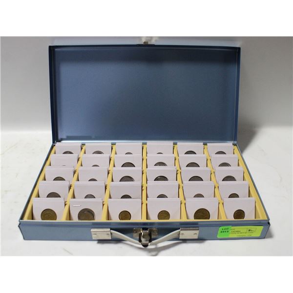 COIN COLLECTION IN METAL CASE