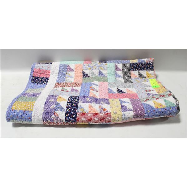 4FT PATCHWORK QUILT HANDMADE-ESTATE