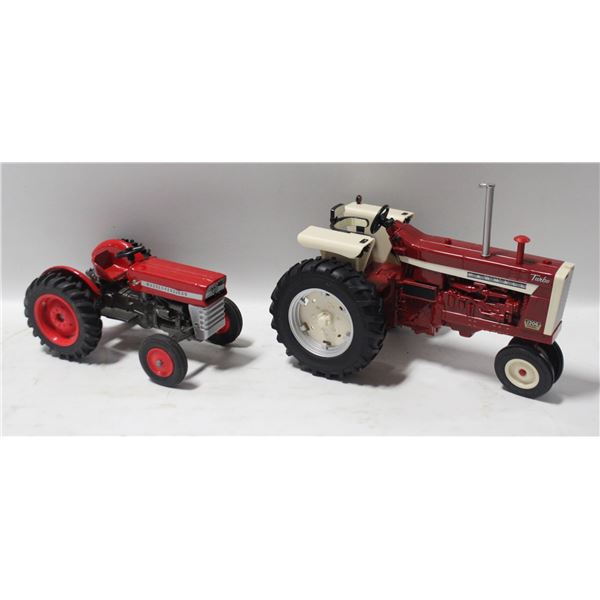 2 TRACTORS, FARMALL, MASSEY-FERGUSON