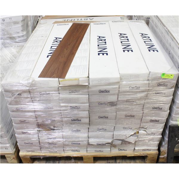 PALLET OF 37160671-SS03309 WALNUT VINYL GLUE DOWN