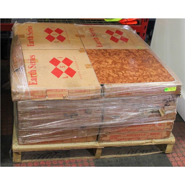PALLET OF 165195-6809HE GLUE DOWN VINYL FLOORING