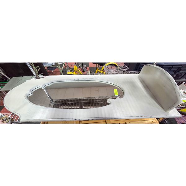 WALL MIRROR WITH LEDGE 18"X48" - ESTATE