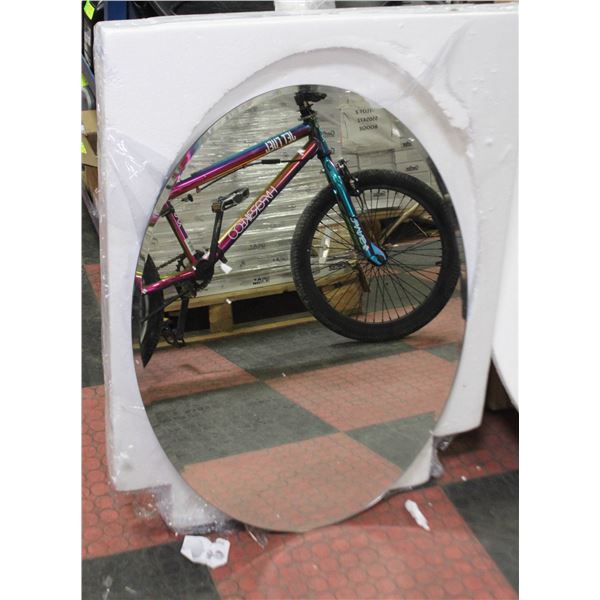 GATCO OVAL FRAMED MIRROR IN BOX