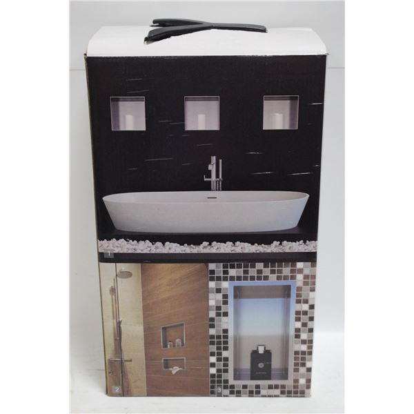 Y SHELF SHOWER UNDERMOUNT NICHE 6" X 12" X 3.8"