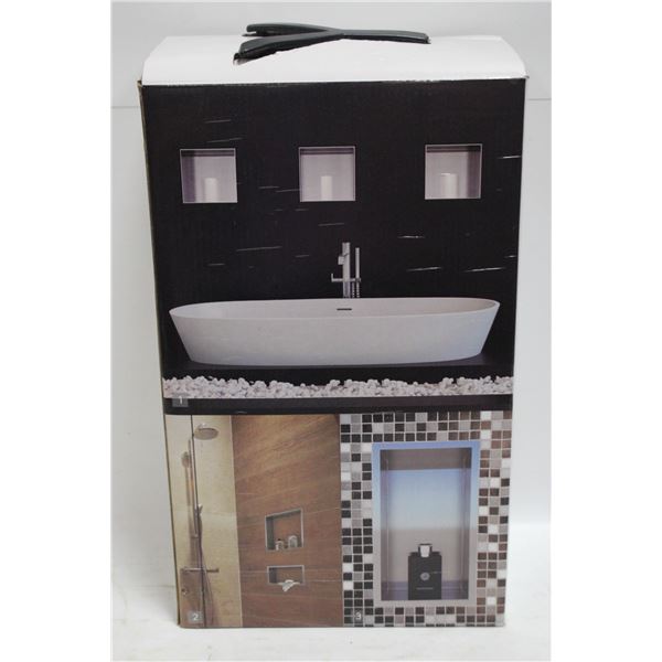 Y SHELF SHOWER UNDERMOUNT NICHE 6" X 12" X 3.8"