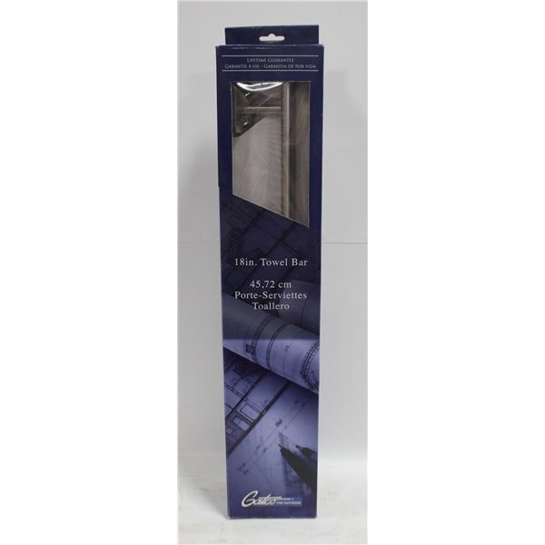 GATCO SATIN NICKEL 18" TOWEL BAR